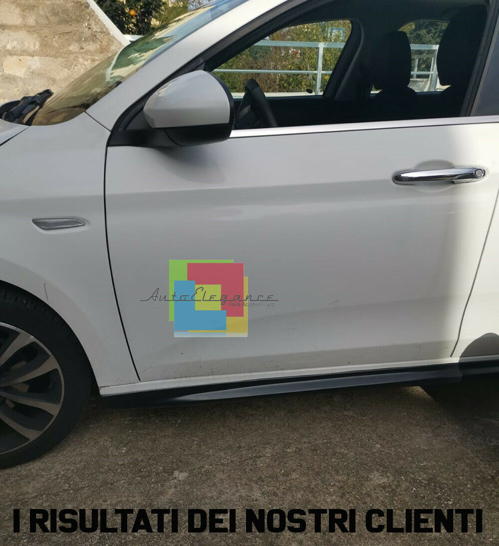 MINIGONNE LATERALI PER FIAT TIPO BERLINA SOTTO PORTA SPORTIVE ABS / PLASTIC