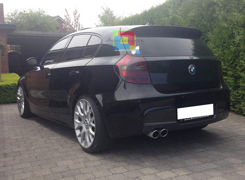 BMW SERIE 1 2004-2011 TERMINALI DI SCARICO CROMATI INOX DOPPIO USCITA INOX - AUTOELEGANCERICAMBI