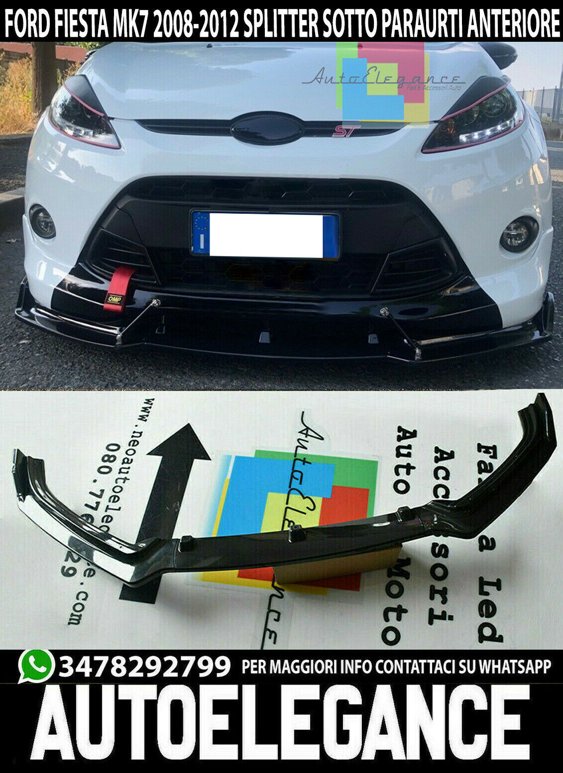 SKIRTS + DIFFUSER + SPLITTER FIESTA MK7
