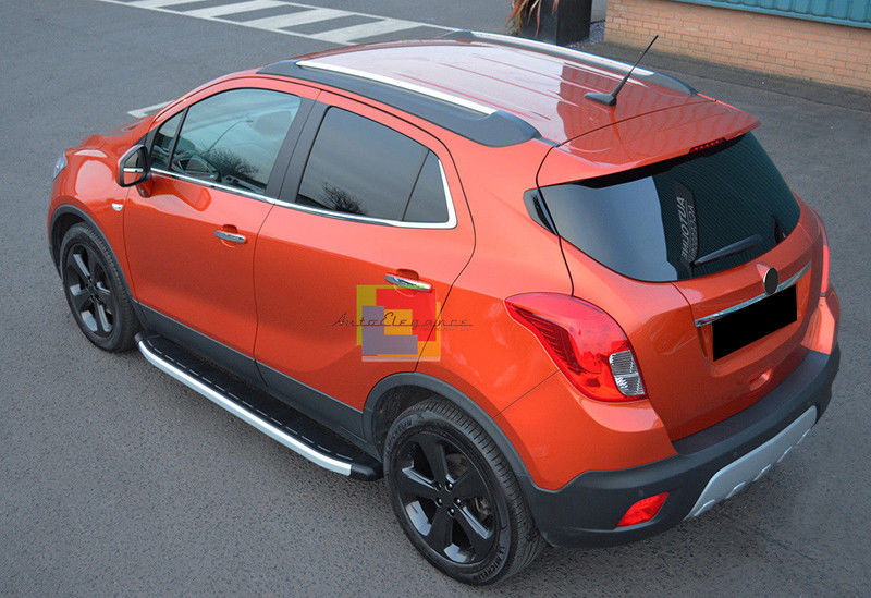 ALUMINUM SIDE STEPS OPEL MOKKA MOKKA X 2012-2015 NON-SLIP SIDE STEPS