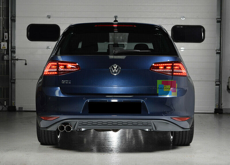 DIFFUSORE POSTERIORE DESIGN GTI SOTTO PARAURTI VW GOLF 7 MK7 2012+