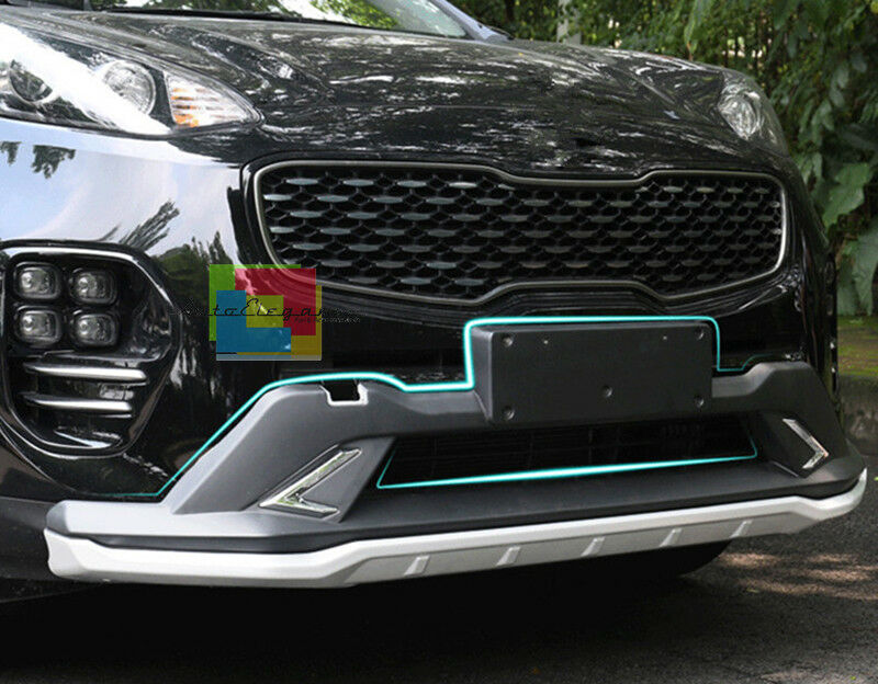 SPOILER SOTTO PARAURTI ANTERIORE + POSTERIORE PER KIA SPORTAGE QL 2015+ IN ABS