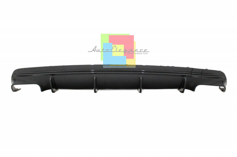 MERCEDES CLA W117 2013-2018 REAR DIFFUSER UNDER BUMPER ABS CARBON AMG