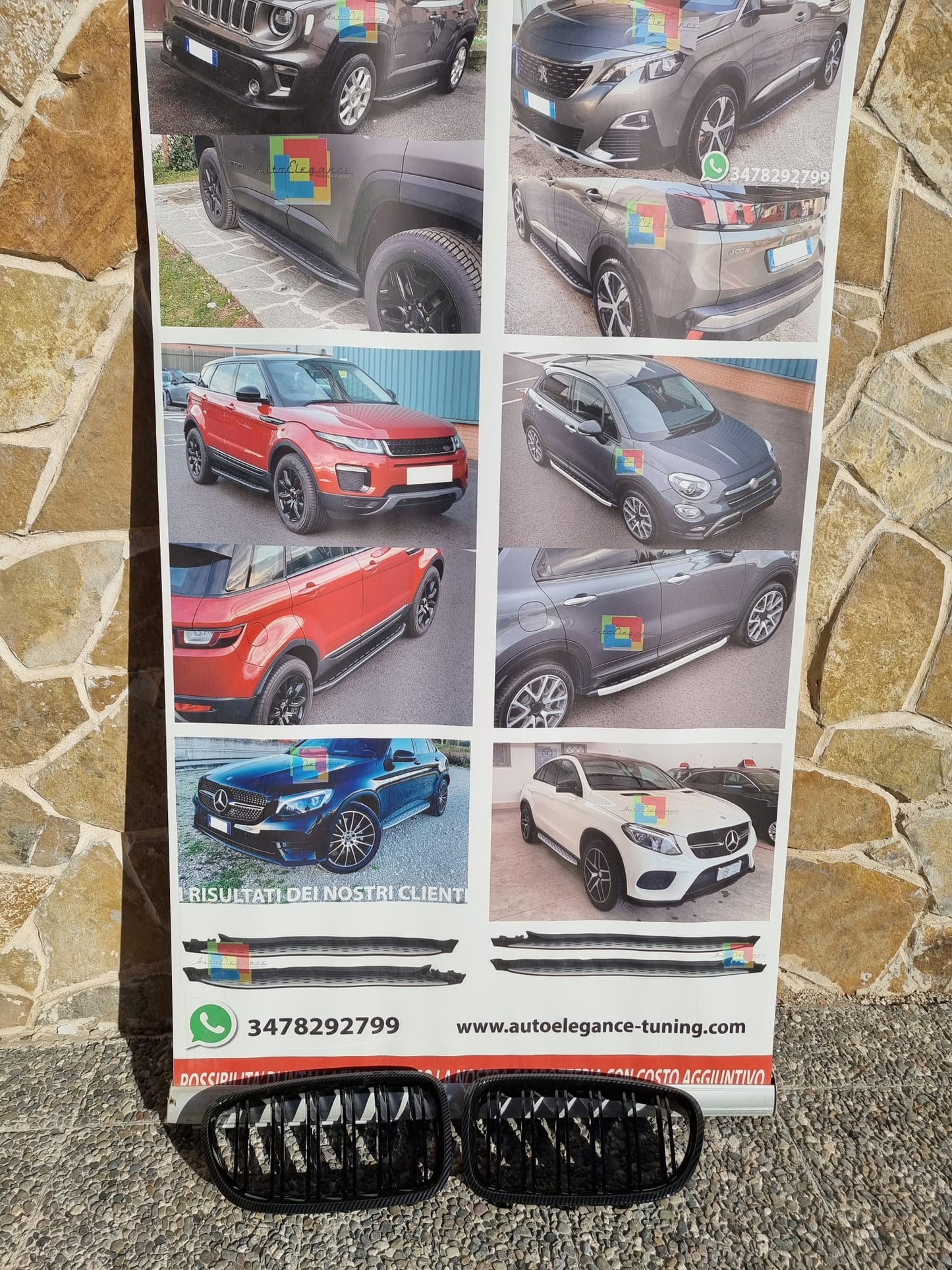 ABS FRONT GRILLE SUITABLE FOR BMW F10 F11 5 SERIES 2010-2017 M DESIGN M5 CARBON