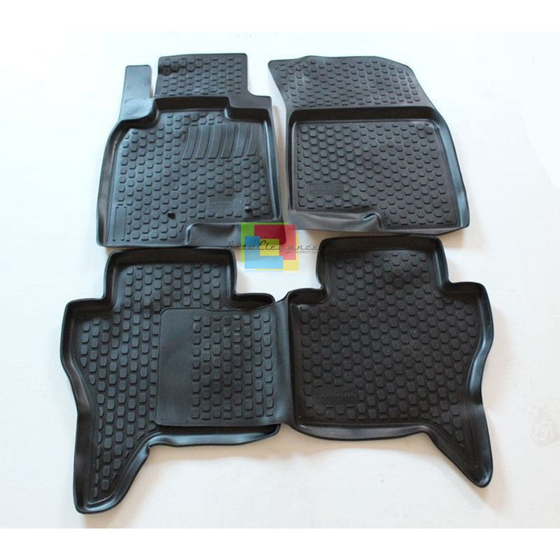 MITSUBISHI PAJERO 2006-2015 HIGH QUALITY RUBBER MATS SET