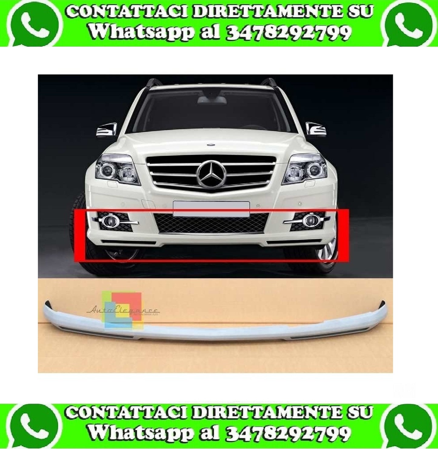 UNDER BUMPER MERCEDES GLK 2008-2012