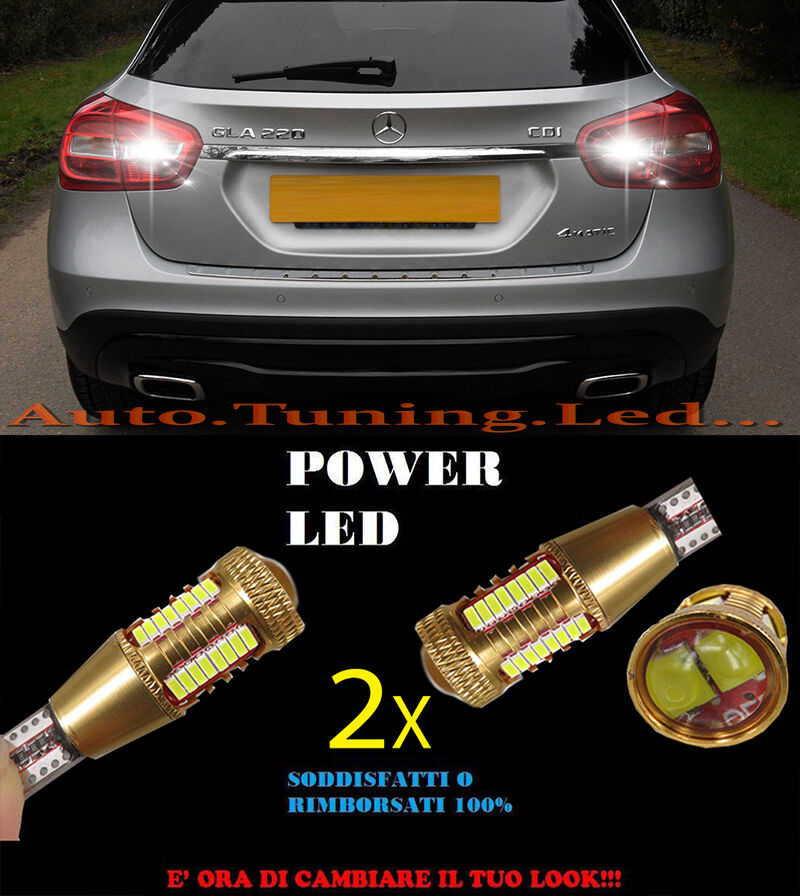 MERCEDES GLA LAMPADE RETROMARCIA LED T15 W16W SUPER QUALITA NO ERROR