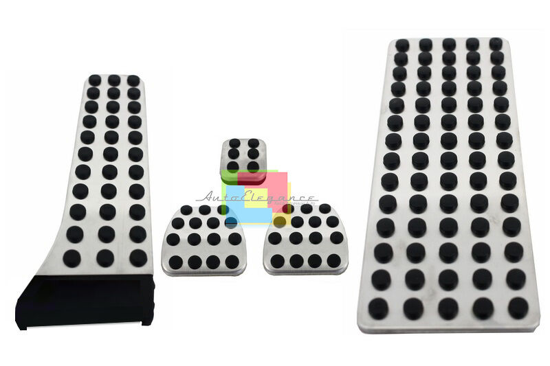 MANUAL GEARBOX PEDALS Mercedes GLK 2008-2015 - STAINLESS STEEL WITH NON-SLIP RUBBER.-