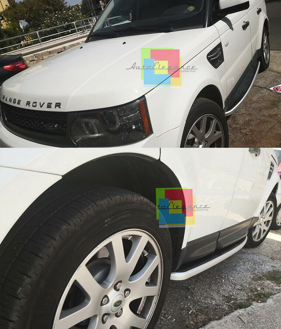 PEDANE LATERALI RANGE ROVER SPORT 2005-2012 SOTTOPORTA IN ALLUMINIO / ABS