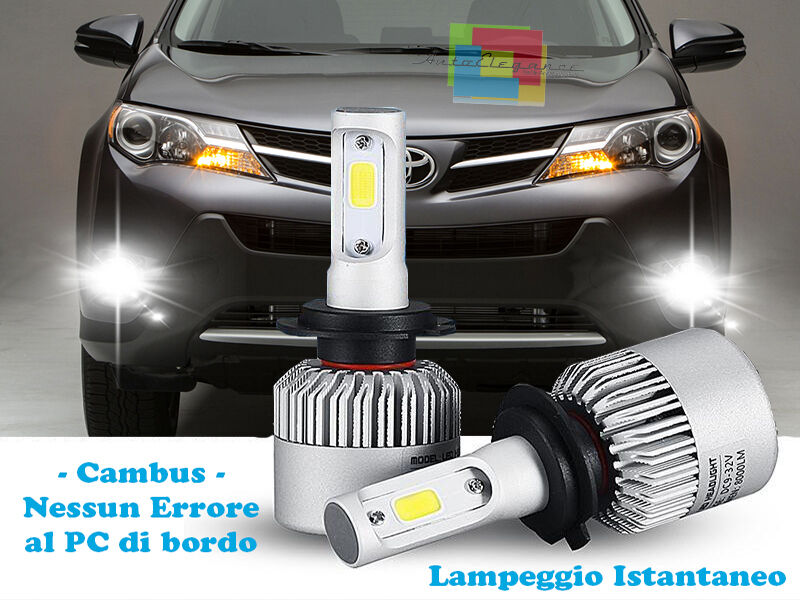 LAMPADE FENDINEBBIA A LED CREE TOYOTA RAV 4 2012+ CAMBUS BIANCO GHIACCIO