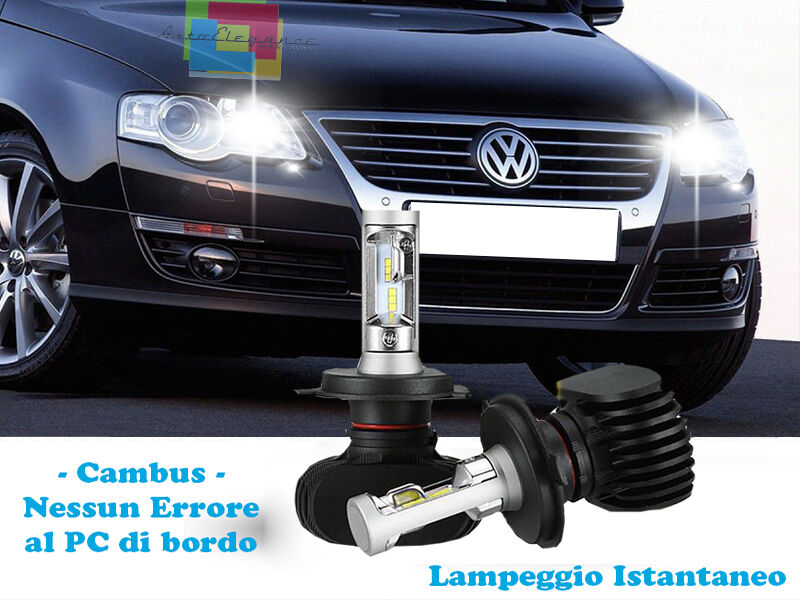 LAMPADE ABBAGLIANTI LAMPEGGIO ISTANTANEO LED VW PASSAT B6 2005-2010 CREE