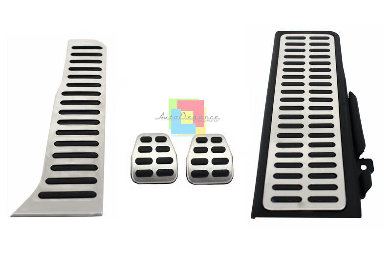 MANUAL GEARBOX PEDALS SKODA OCTAVIA 2004-2013 - STAINLESS STEEL WITH NON-SLIP RUBBER .-