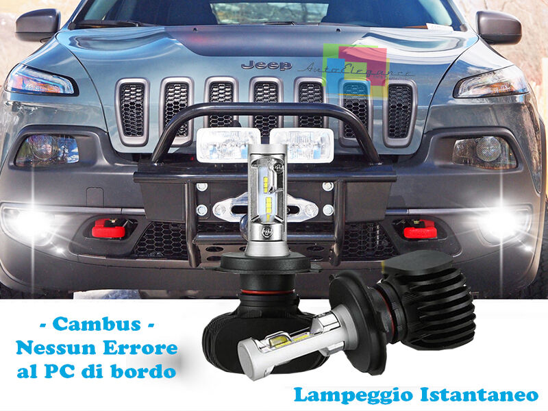 LAMPADE FENDINEBBIA LAMPEGGIO ISTANTANEO LED JEEP CHEROKEE KL 2013+ 6000K CREE