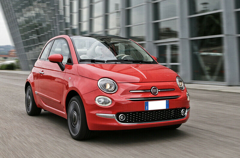 H7 LENTICULAR HEADLIGHTS RESTYLING LOOK FOR FIAT 500 FROM 2007+