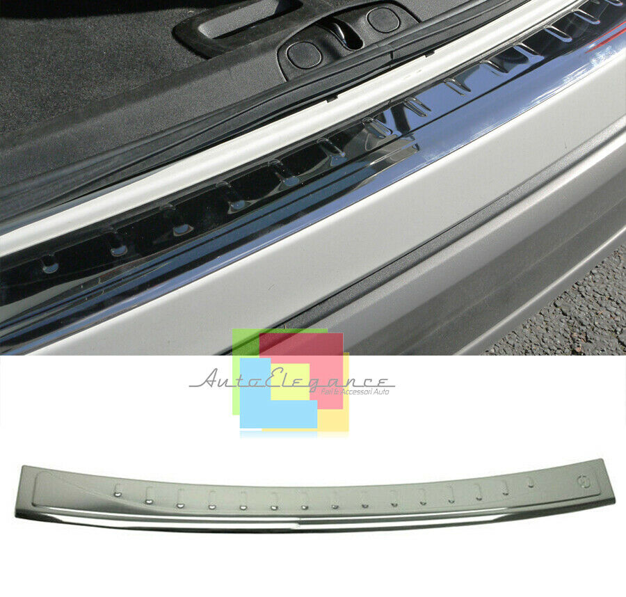 PIASTRA CROMATA PORTELLONE COFANO POSTERIORE FIAT 500X DAL 2014+ ACCIAIO INOX