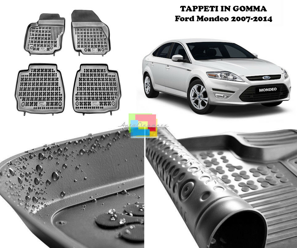Ford Mondeo 2007-2014 TAPPETINI AUTO IN GOMMA - TAPPETI TOP QUALITA -1-