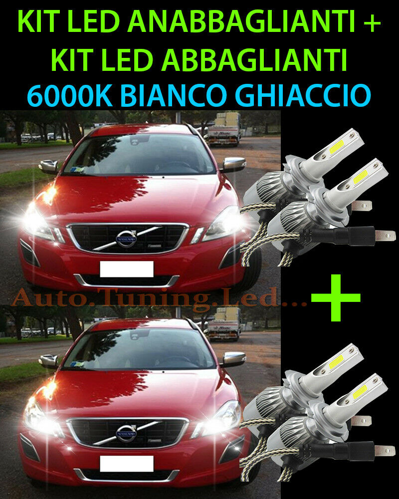 KIT LED LAMPADE ABBAGLIANTI & ANABBAGLIANTI PER VOLVO XC60 2008-2016 -.