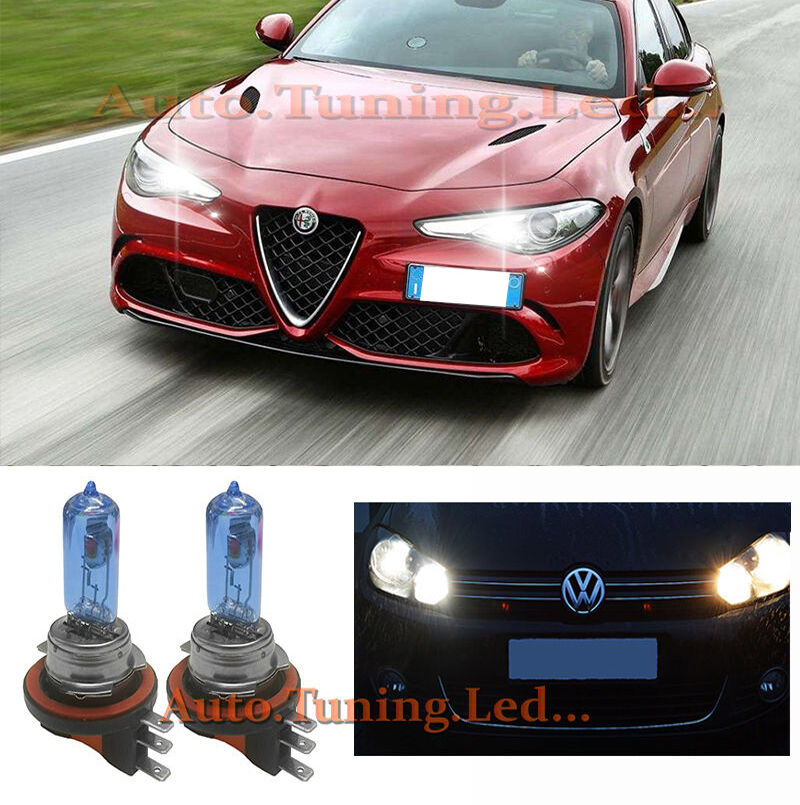 ALFA ROMEO GIULIA LAMPADE H15 55W 12V BLU XENO DIURNE ABBAGLIANTI POSIZIONI AUTOELEGANCERICAMBI