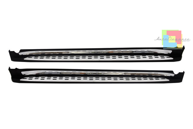 PEDANE LATERALI KIA SPORTAGE QL 2015+ SOTTO PORTA ACCIAIO INOX CON CROMATURA