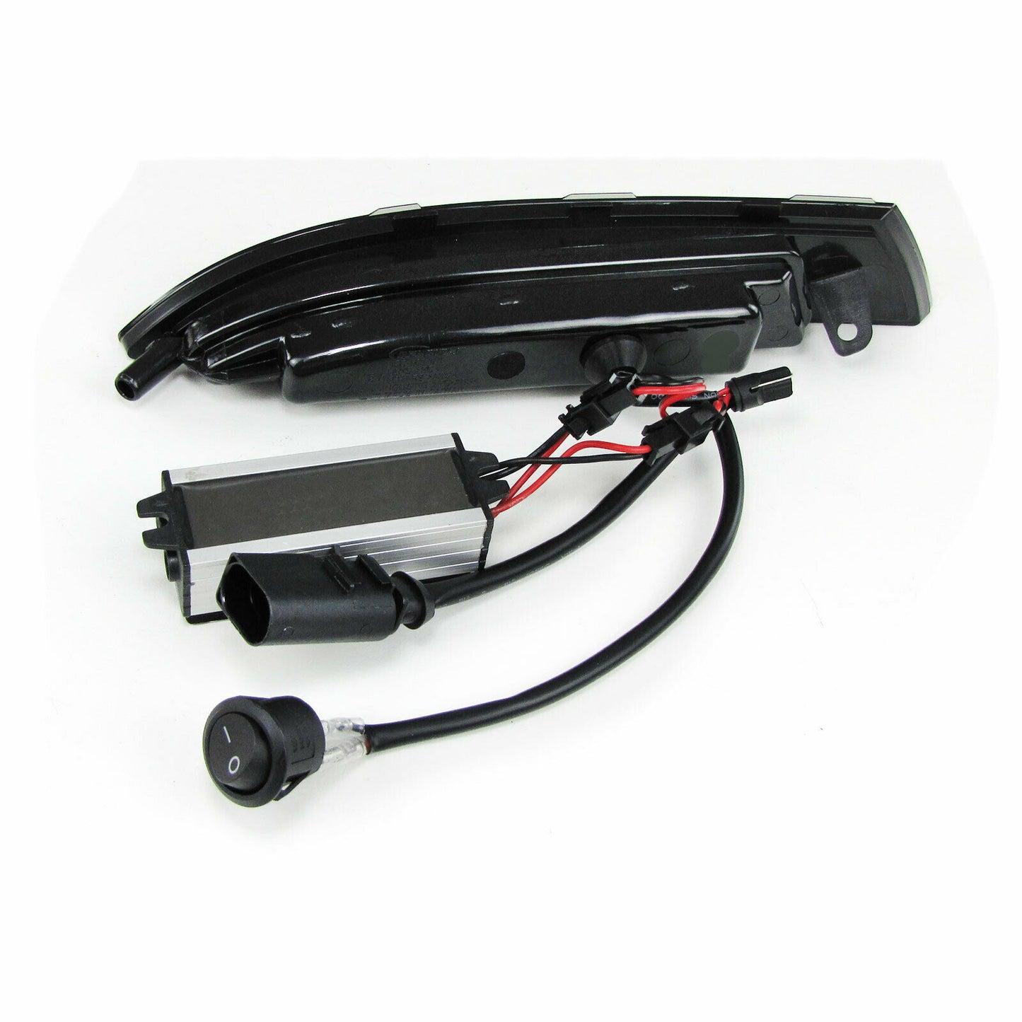LUCI DI POSIZIONE DINAMICHE NERE A LED VW SCIROCCO 137 2008-2013