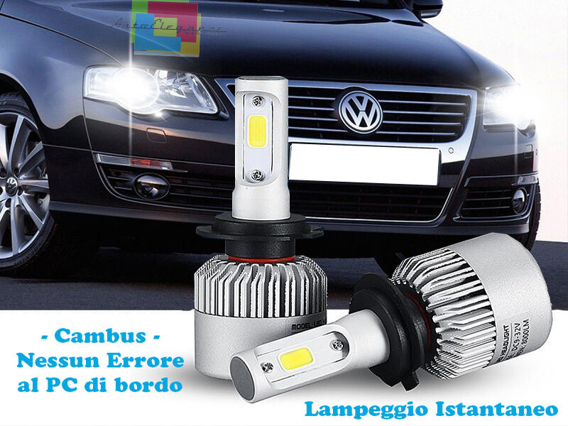 LED LOW BEAM LAMPS VW PASSAT B6 2005-2010 INSTANT 6000K CREE