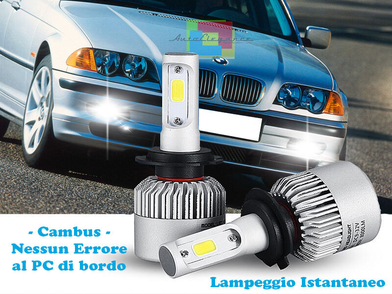 LAMPADE FENDINEBBIA A LED BMW SERIE 3 E46 TOURING 98-01 CAMBUS BIANCO GHIACCIO