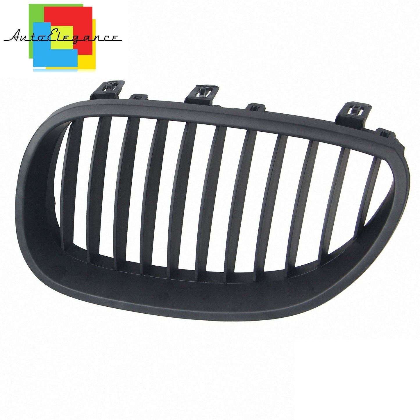 5 SERIES E60 E61 MUSTACHE GRILLE MATT BLACK LOOK SINGLE KIDNEY NEWS
