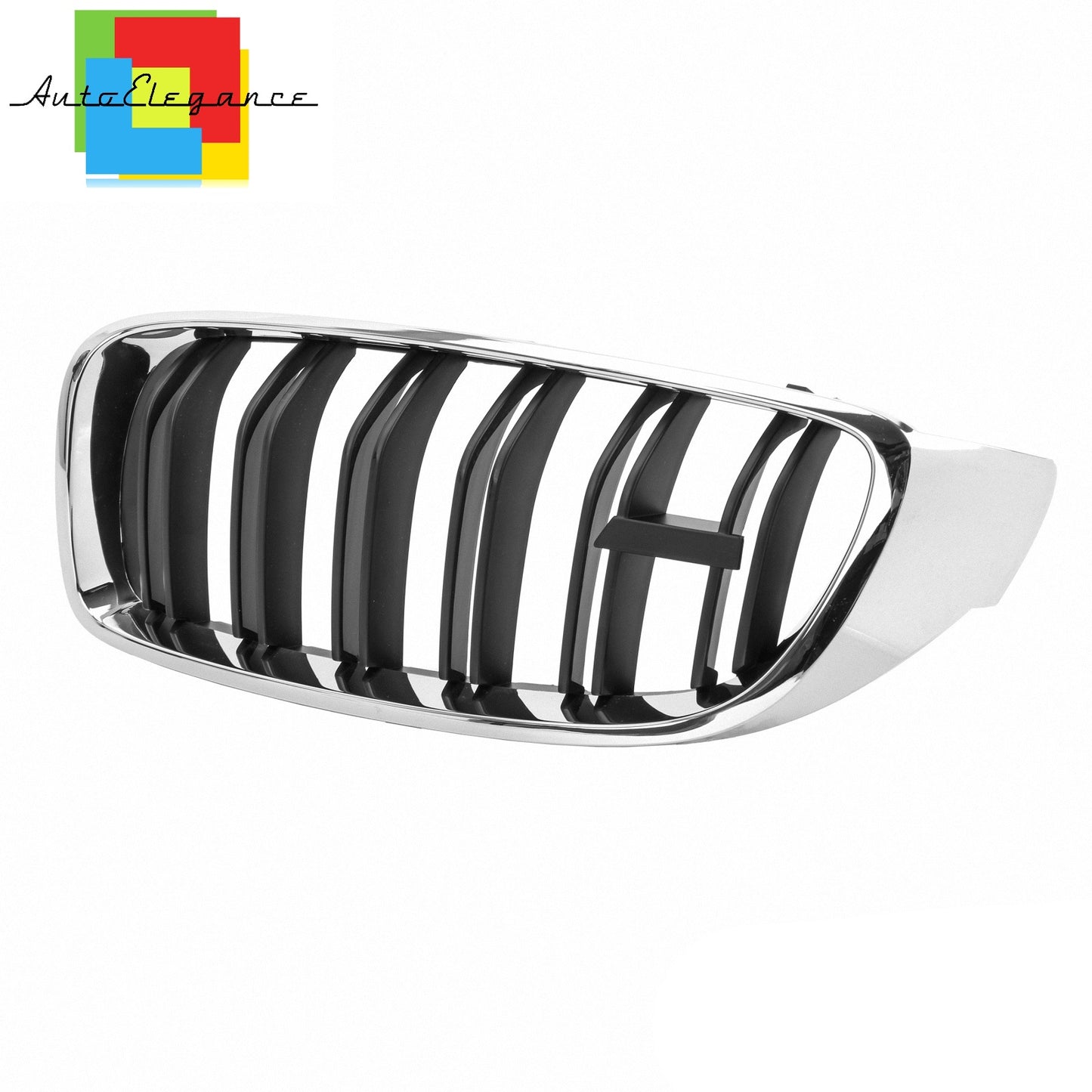 FRONT MUSTACHE GRILLE 4 SERIES F32 F33 F82 F83 M4 LOOK BLACK DOUBLE KIDNEY CHROME PROFILES NEWS