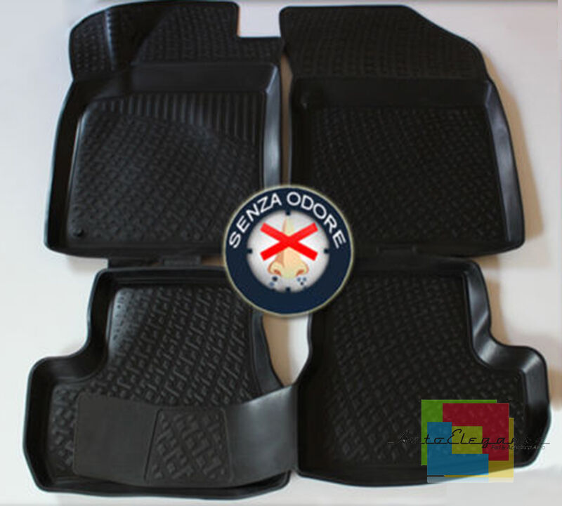 CITROEN C3 PICASSO 2009-2016 SET TAPPETINI AUTO IN GOMMA - TAPPETI ANTI SCIVOLO AUTOELEGANCERICAMBI