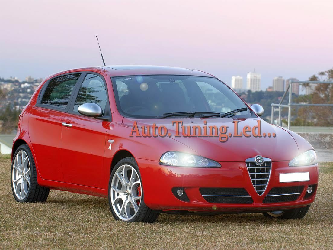 COPPIA LUCI POSIZIONI CANBUS T10 BIANCO GHIACCIO ALFA ROMEO 147 UP AUTOELEGANCERICAMBI