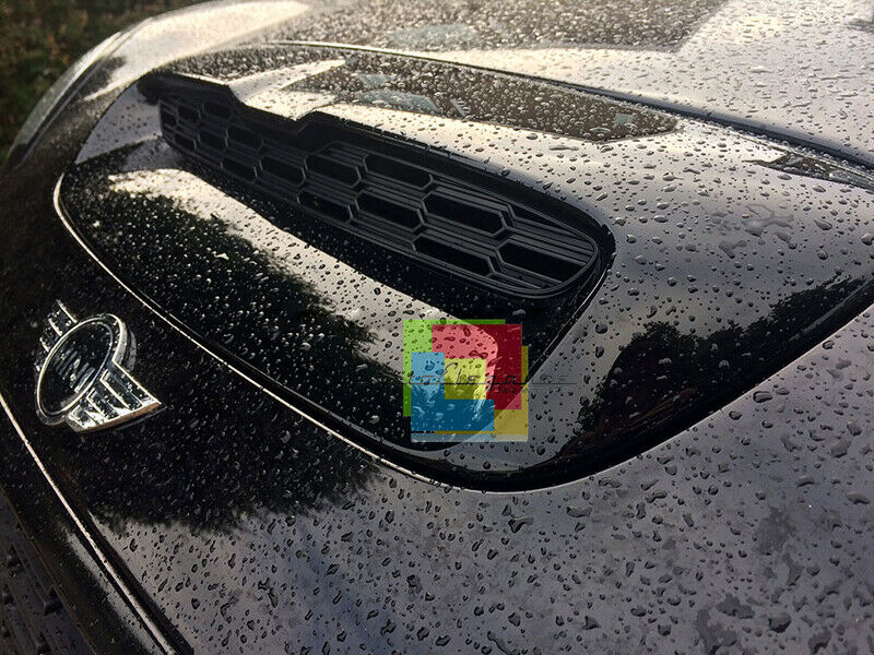 PRESA D'ARIA SUL COFANO NERO LUCIDO MINI COOPER R55 R56 R57 06-13 NIDO D'APE - Foto 6