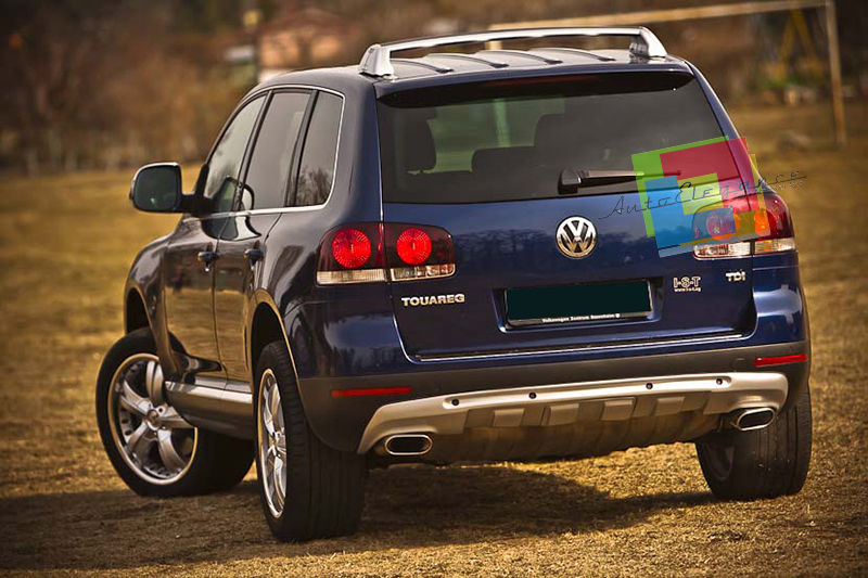 SPOILER SOTTO PARAURTI VW TOUAREG 7L 2006-2010 RESTYLING PROTEZIONE POSTERIORE