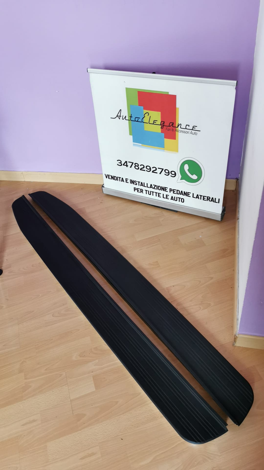 PEDANE LATERALI RANGE ROVER SPORT 2013+ SOTTOPORTA IN ALLUMINIO TOP QUALITA' .-.