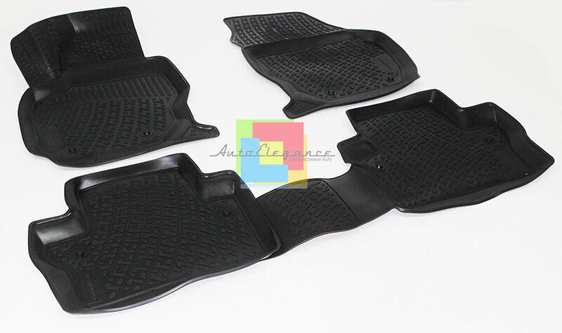 VOLVO XC70 III 2007+ SET TAPPETINI AUTO IN GOMMA - TAPPETI TOP QUALITA -.
