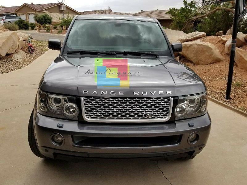 RANGE ROVER SPORT 05-08 GRIGLIA ANTERIORE LATERALI NERO / PLATINO AUTOBIOGRAPHY