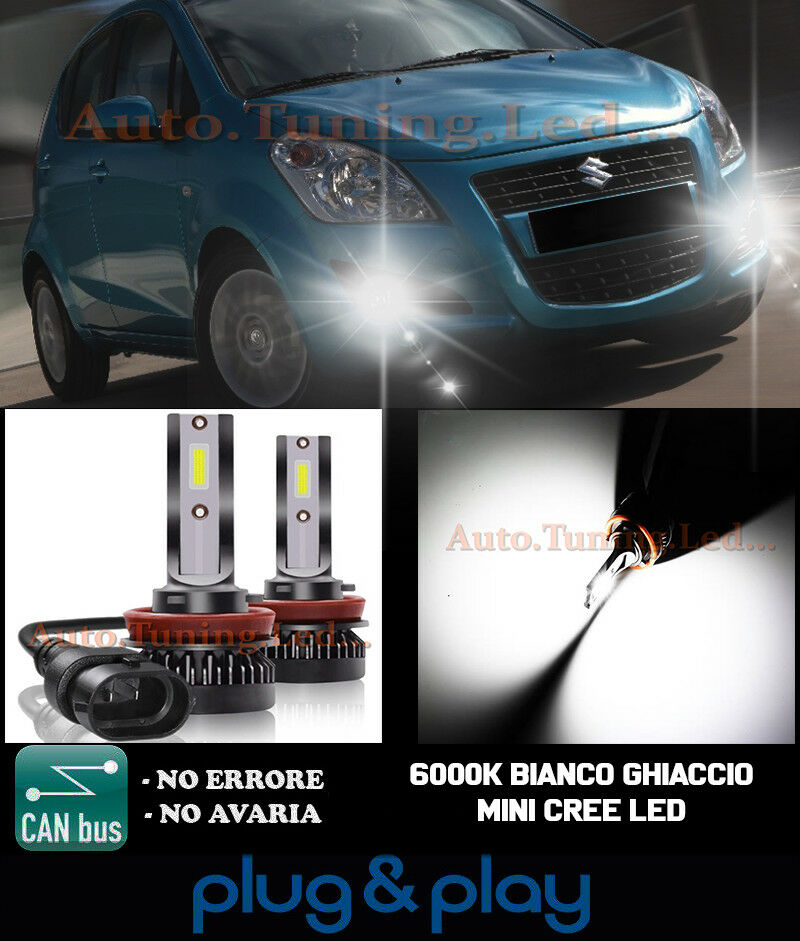 CREE LED FOG LIGHTS SUZUKI SPLASH CAMBUS ICE WHITE 8000LM