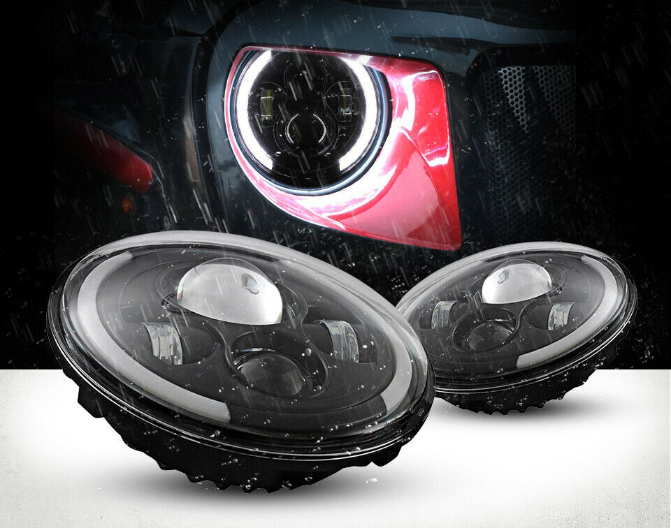 JEEP WRANGLER JK 2007-2016 FARI ANTERIORI LED - CON LUCI DIURNE BIANCO 6000K