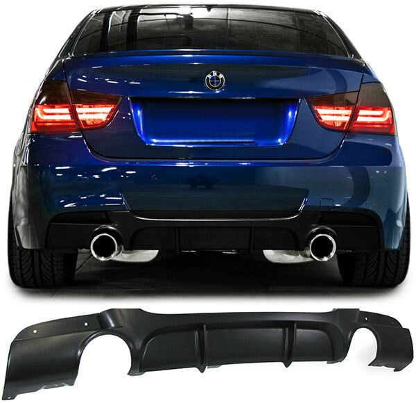 REAR DIFFUSER UNDER BUMPER BMW 3 SERIES E90 E91 2005-2011 M-TECH LOOK