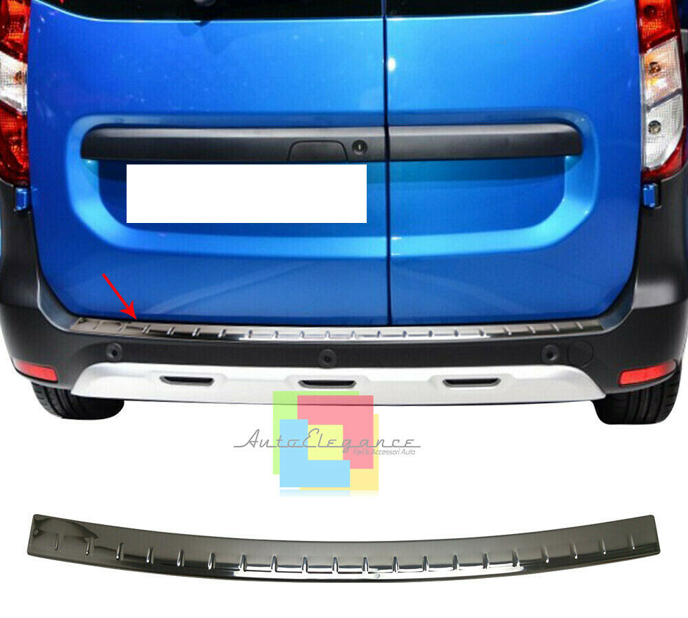 CHROME PLATE TAILGATE REAR HOOD DACIA DOKKER 2012+ STAINLESS STEEL