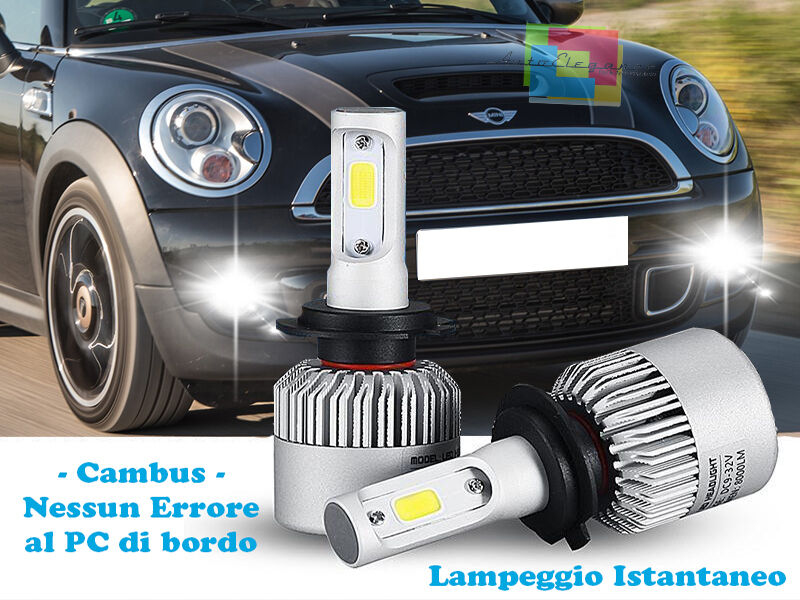 LAMPADE FENDINEBBIA A LED CREE MINI CLUBMAN R55 07-15 CAMBUS BIANCO GHIACCIO