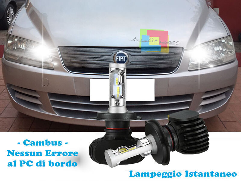 HIGH BEAM LAMPS INSTANT FLASHING LED FIAT MULTIPLA 1999-2010 CREE