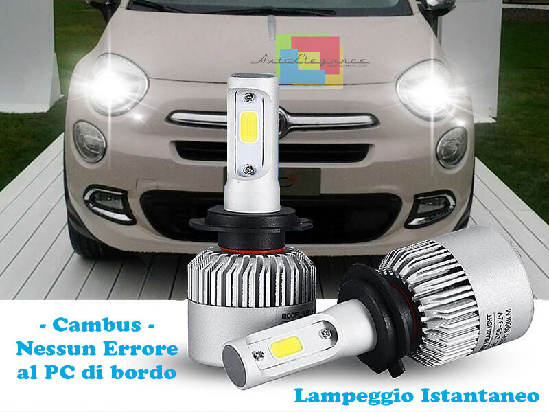LAMPADE ANABBAGLIANTI ABBAGLIANTI LED FIAT 500X ISTANTANEO 6000K BIANCO