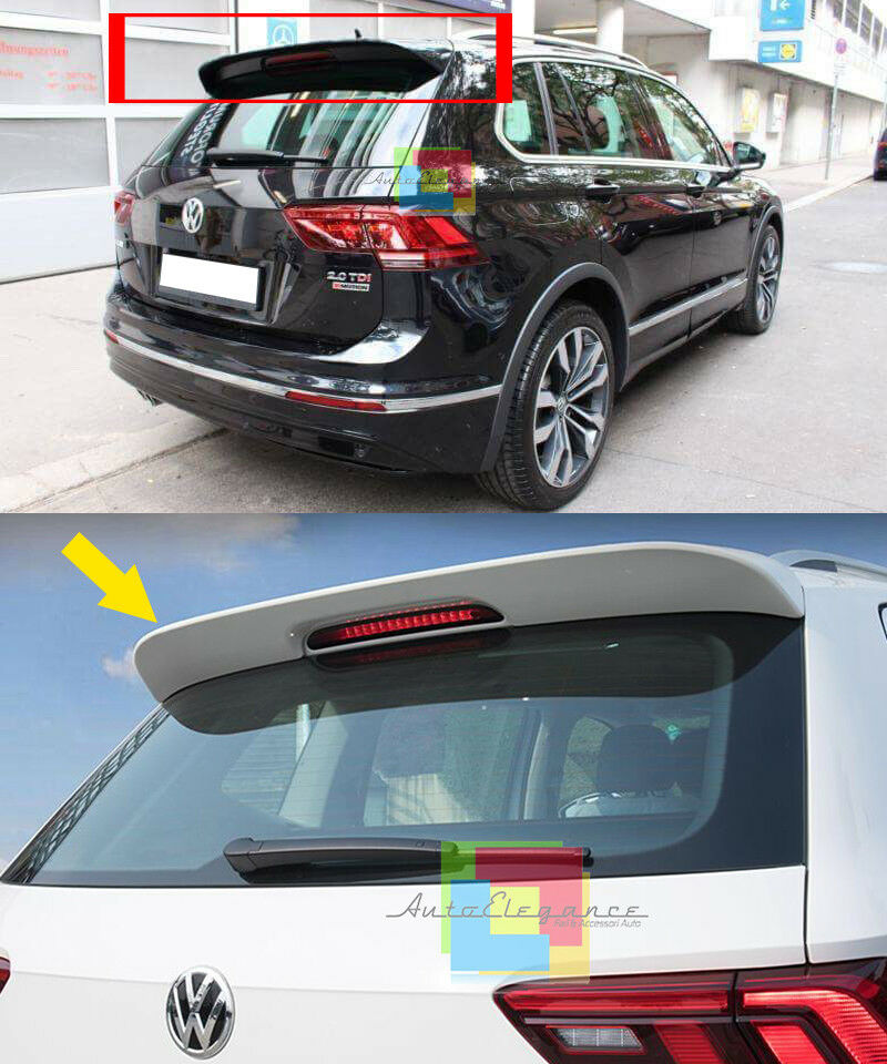 ALETTONE TETTO PER VW TIGUAN DAL 2016 AD OGGI SPOILER SUL LUNOTTO POSTERIORE AUTOELEGANCERICAMBI