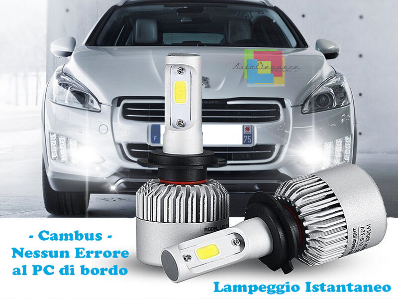 LAMPADE FENDINEBBIA A LED CREE PEUGEOT 508 CAMBUS BIANCO GHIACCIO