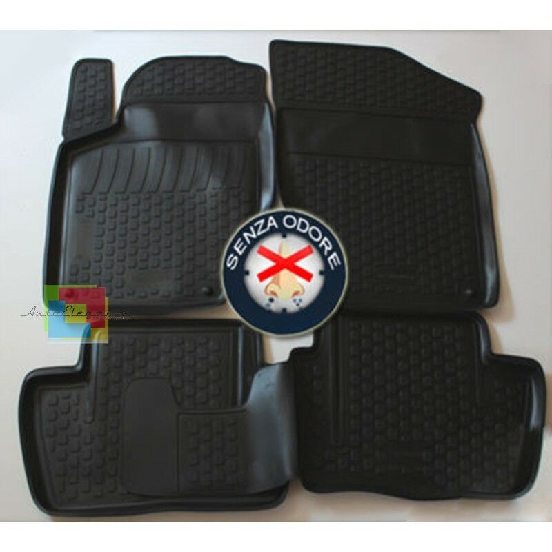 PEUGEOT 408 2012+ SET TAPPETINI AUTO IN GOMMA - TAPPETI TOP QUALITA .-