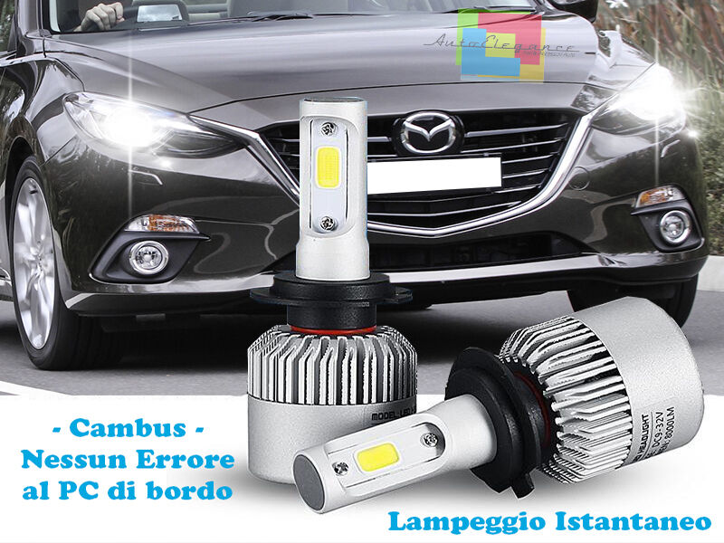 LED LOW BEAM LAMPS MAZDA 3 2013+ INSTANT 6000K CREE