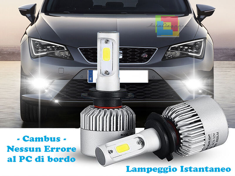 LAMPADE FENDINEBBIA A LED CREE SEAT LEON 5F CAMBUS BIANCO GHIACCIO