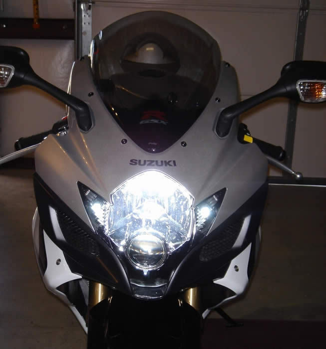 SUZUKI GSX LUCI POSIZIONE + KIT XENON H7 ANABBA LED T10 SMD BIANCO GHIACCIO