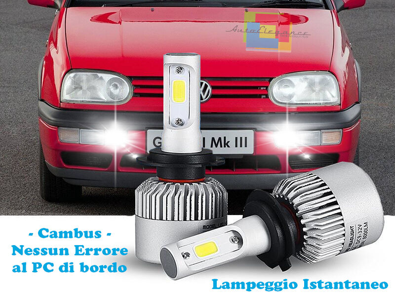 CREE LED FOG LIGHTS VW GOLF 3 MK3 CAMBUS ICE WHITE