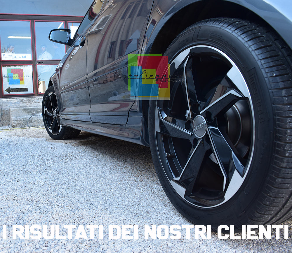 AUDI A3 8P SPORTBACK 5 PORTE 2004-2008 SPOILER MINIGONNE LATERALI S3 S-LINE AUTOELEGANCERICAMBI